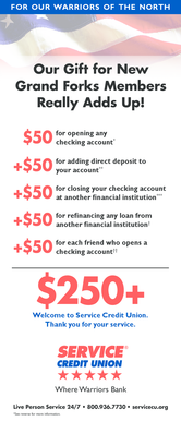 Service Credit Union New Member Bonus Form