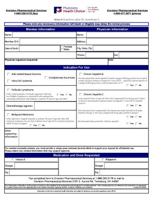 Intron-A Prior Authorization Form