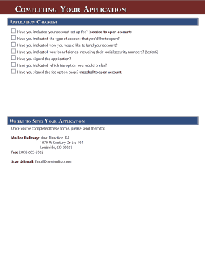 Coverdell ESA Application Form