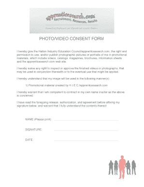 Photo/Video Consent Form