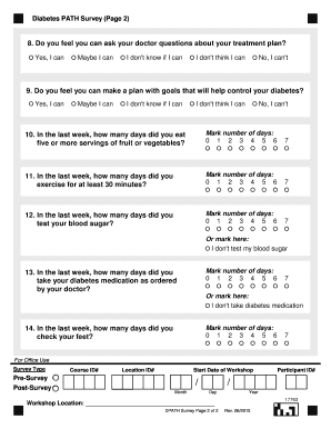 Diabetes PATH Survey