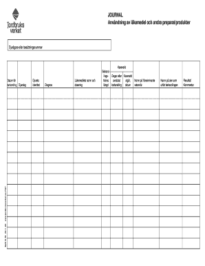 Animal Treatment Record Form