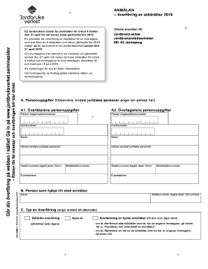 Swedish Farm Subsidy Transfer Notification 2016