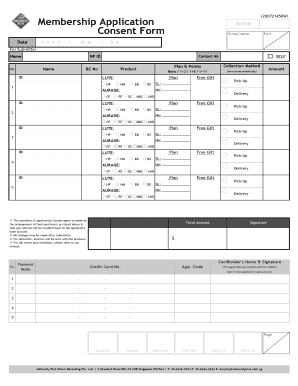 Membership Application Consent Form