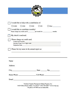 Donation Form
