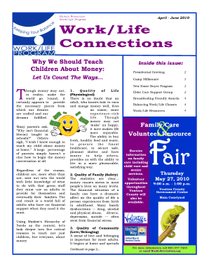 Fillable Online Work/Life Program Fax Email Print - pdfFiller