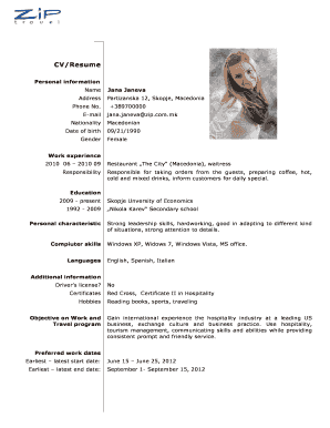 Resume Template
