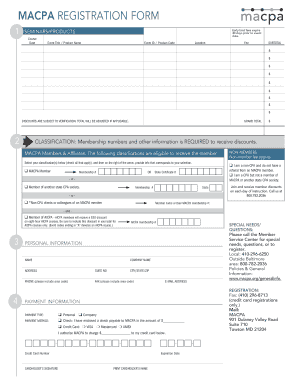 MACPA Registration Form