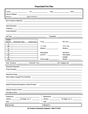 Prescribed Fire Plan