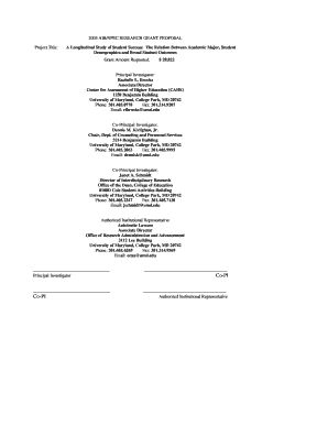 2005 AIRNPEC RESEARCH GRANT PROPOSAL - airweborg