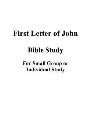 First Letter of John Bible Study Guide