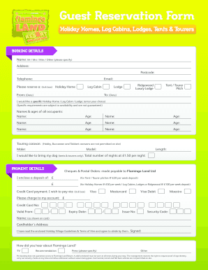 Guest Reservation Form