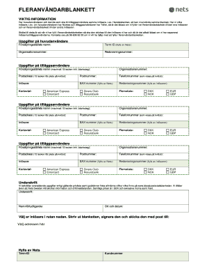 Multi-User Application Form