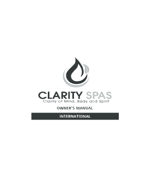 Spa Owner's Manual