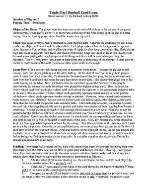 Instructions For Skipbo Printable