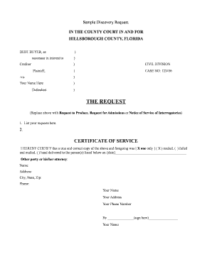 Discovery Request Form