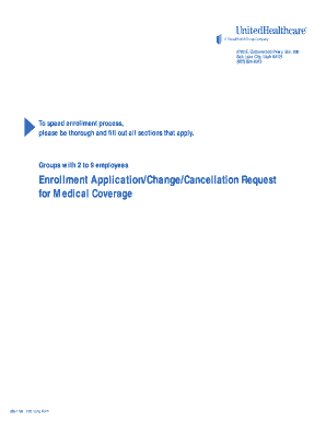 Enrollment Application for Medical Coverage