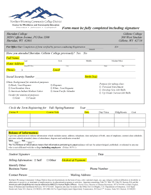 Student Registration Form