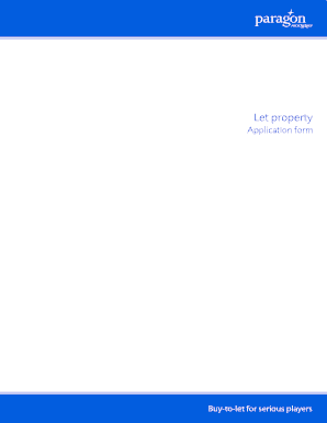 Buy-to-Let Property Application Form