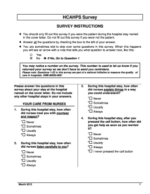 HCAHPS Patient Satisfaction Survey