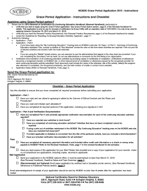 Request letter for tax exemption certificate - Grace Period App - National Certification Board for Diabetes