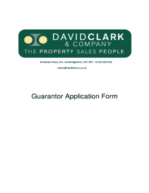 Guarantor Application Form