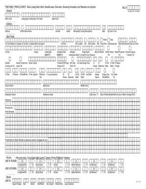 Two Family Profile Sheet