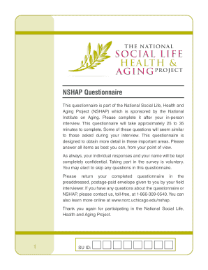 NSHAP Questionnaire