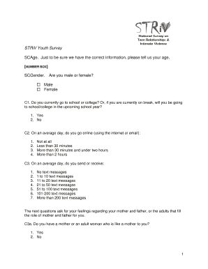 STRiV Youth Survey