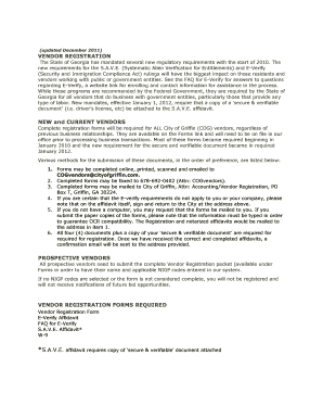 Vendor Registration Form