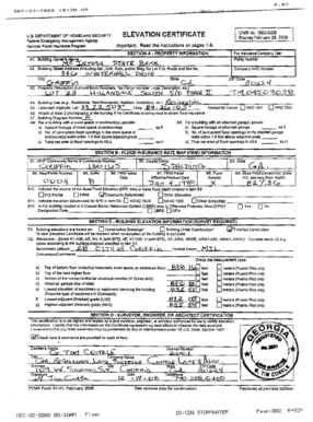 Elevation Certificate