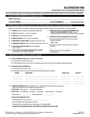 IRA Distribution Request Form