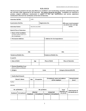 Karnataka Bank Officer Recruitment Form
