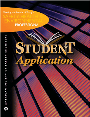 ASSE Student Membership Application