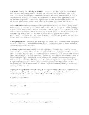 Therapy Agreement