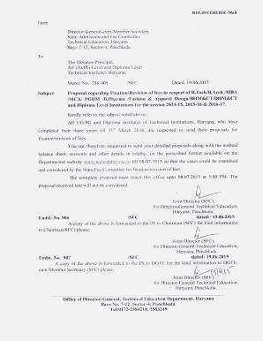 FORM A (In two copies) - techeduhry nic