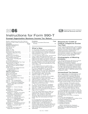 Instructions for Form 990-T