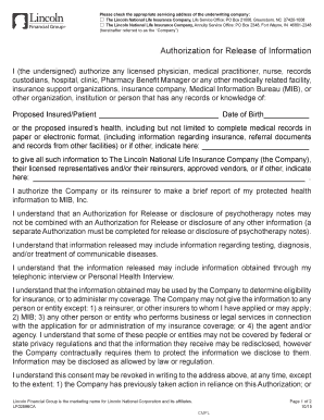 Authorization for Release of Medical Information