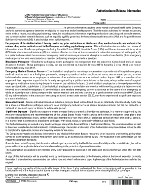 Authorization to Release Medical Information