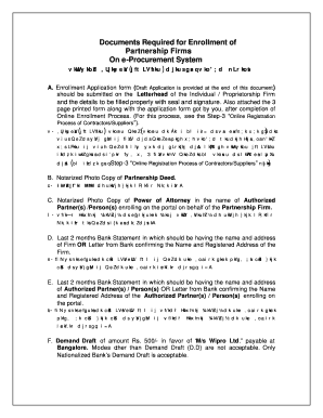 Chhattisgarh e-Procurement Enrollment Form