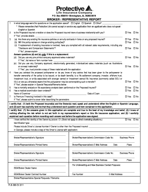 Broker Representative Report