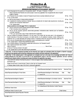 Broker Representative Agent Report