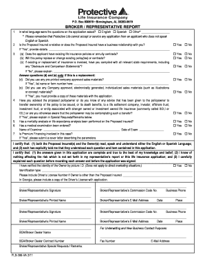 Broker Representative Report