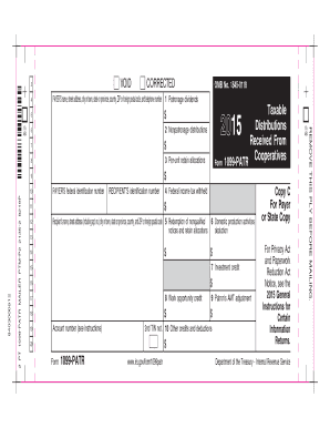 IRS Form 1099-PATR