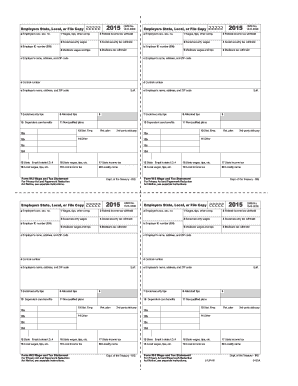 Form W-2 Wage and Tax Statement