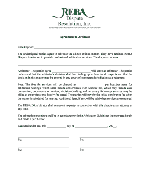 Agreement to Arbitrate