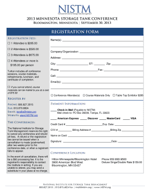 CONFERENCE INFORMATION Monday September 30 2013