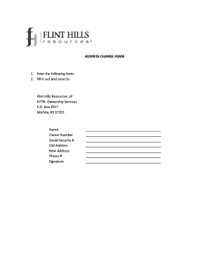 Address Change Form