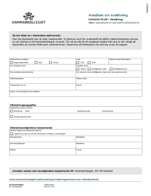 Swedish Travel Insurance Claim Form