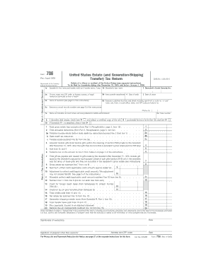 Form 706 US Estate Tax Return